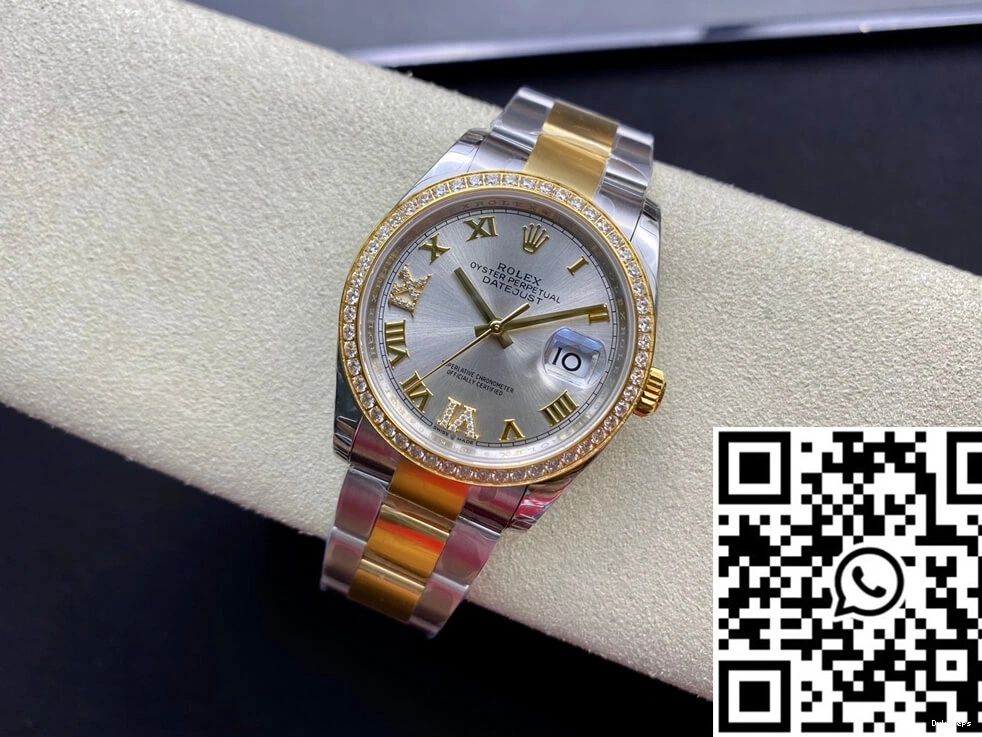 M126283RBR-0018 Bezel EW Factory Datejust Diamond-set Rolex 0924